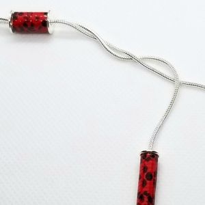 Nine West Silver Tone "Y" Necklace